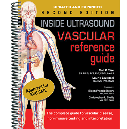 Inside Ultrasound Vascular Reference Guide Book Cover